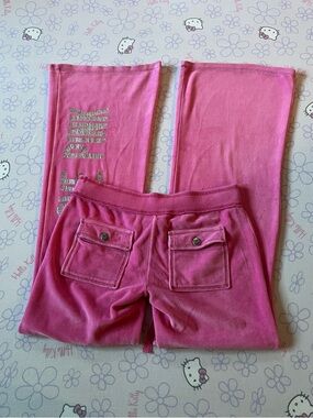 Vintage Victoria’s Secret PINK Hot Pink Low Rise Velour Sweatpants XS